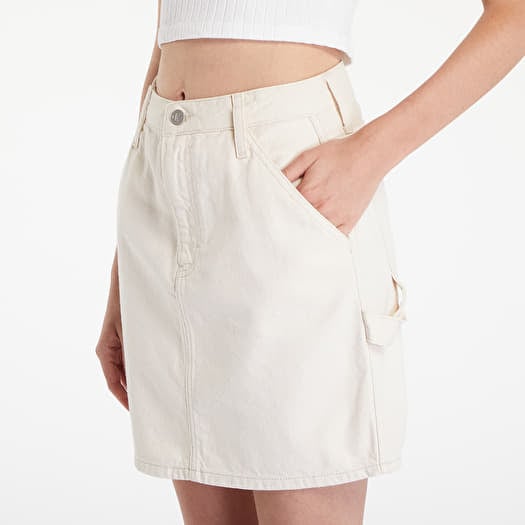 Rocke Calvin Klein Jeans Hr A Line Mini Skirt Hammerloop White Footshop