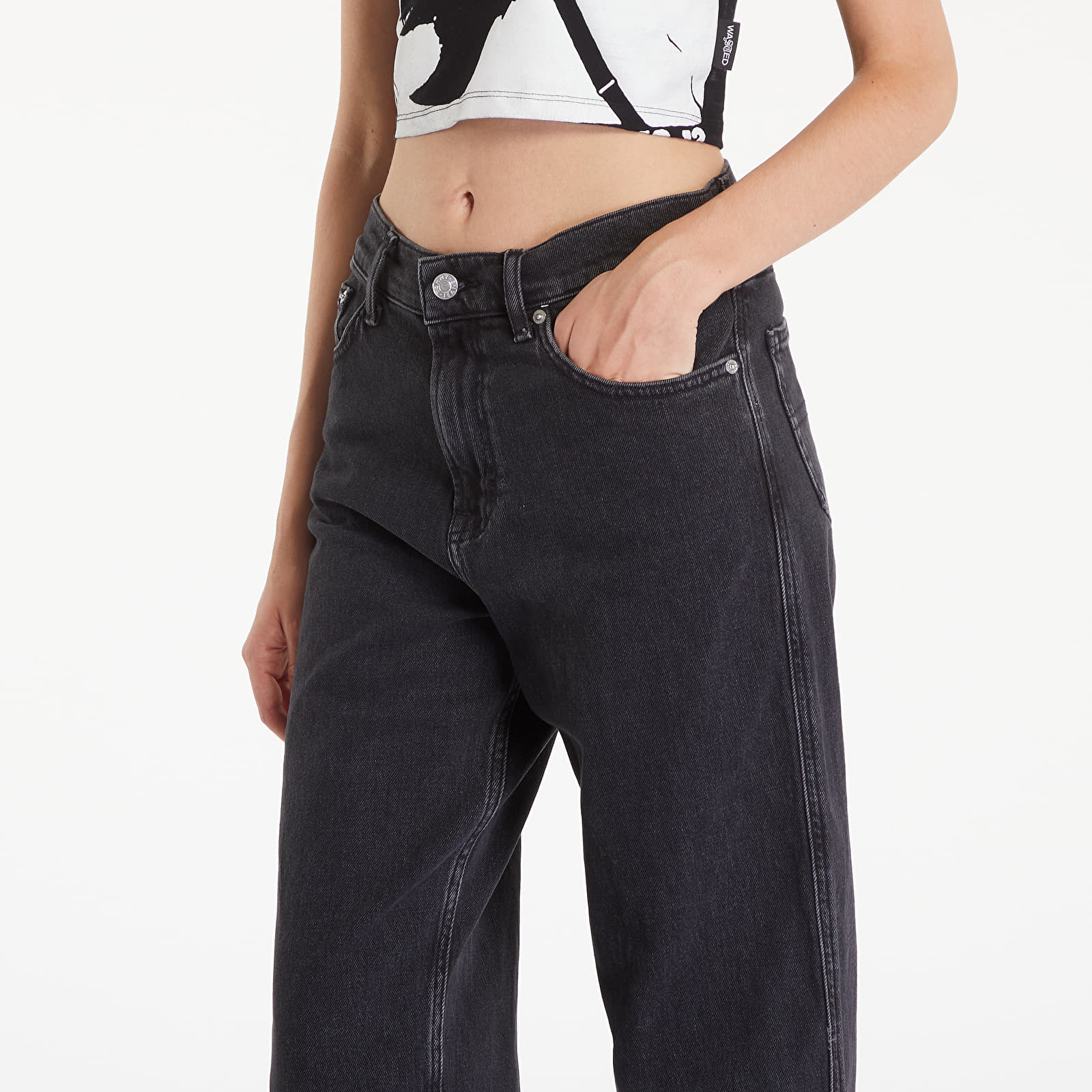 Teksad Tommy Jeans Betsy MD LS CG4181 Denim Black