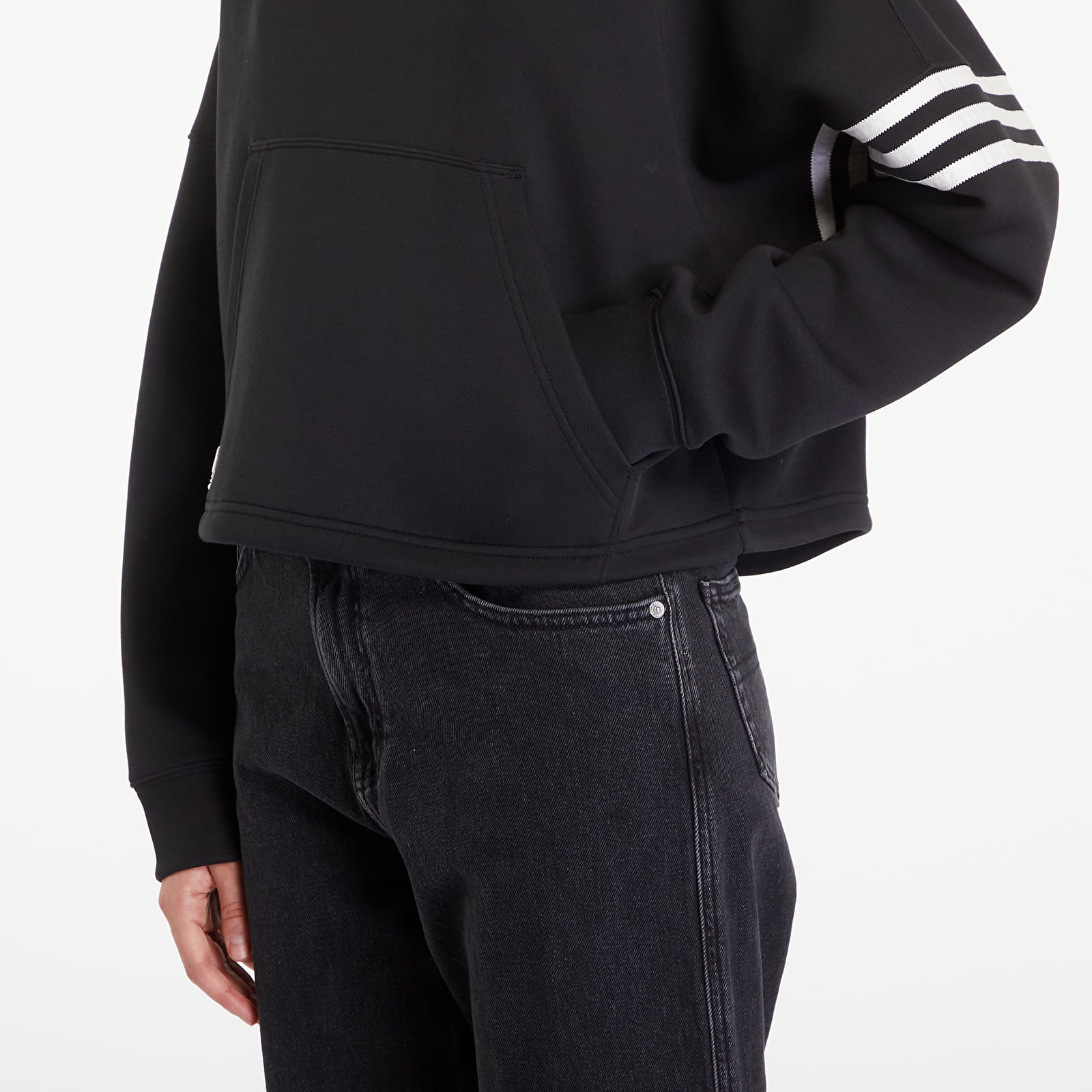 Dámské mikiny adidas Neuclassics Hoodie Black/ Cloud White