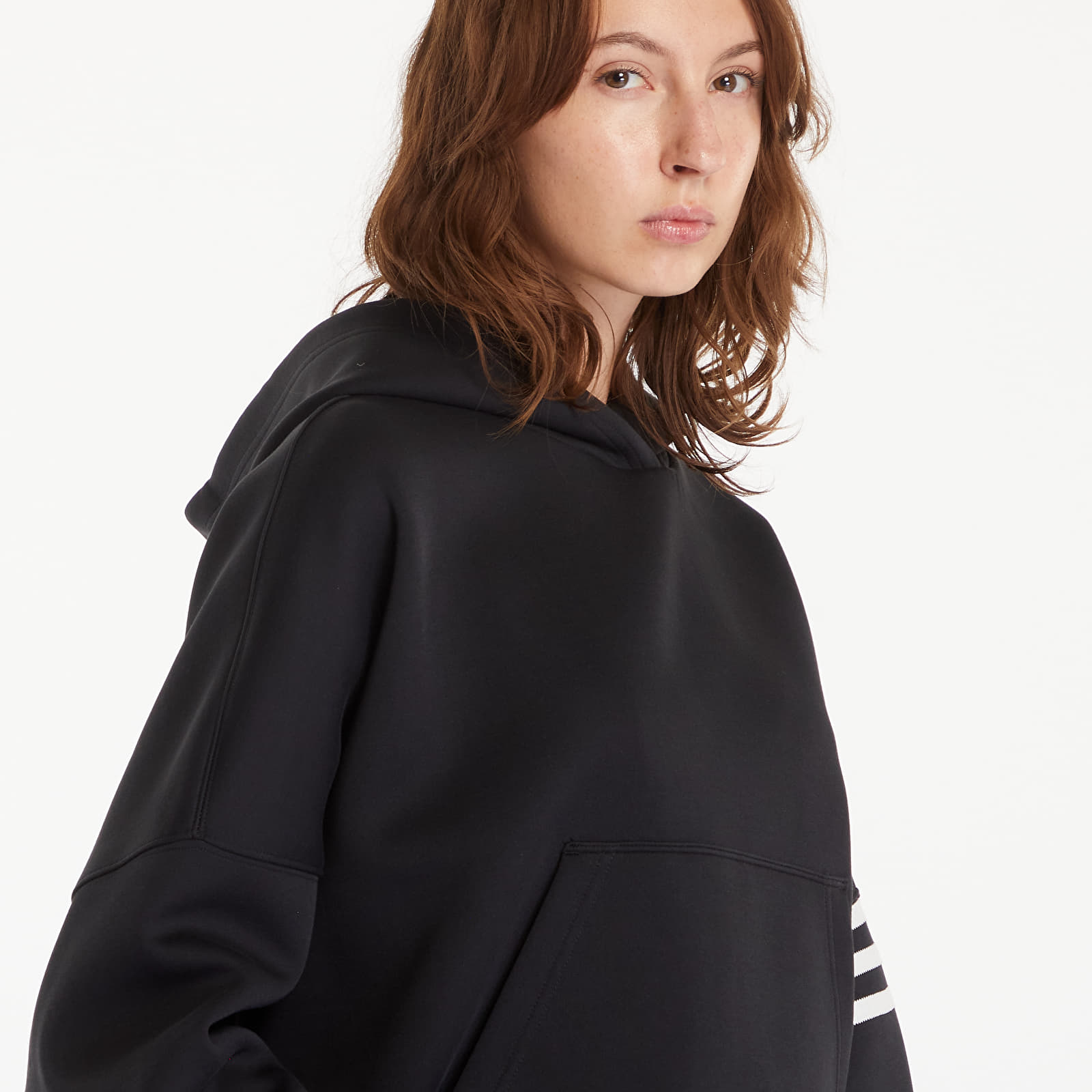 Dámské mikiny adidas Neuclassics Hoodie Black/ Cloud White
