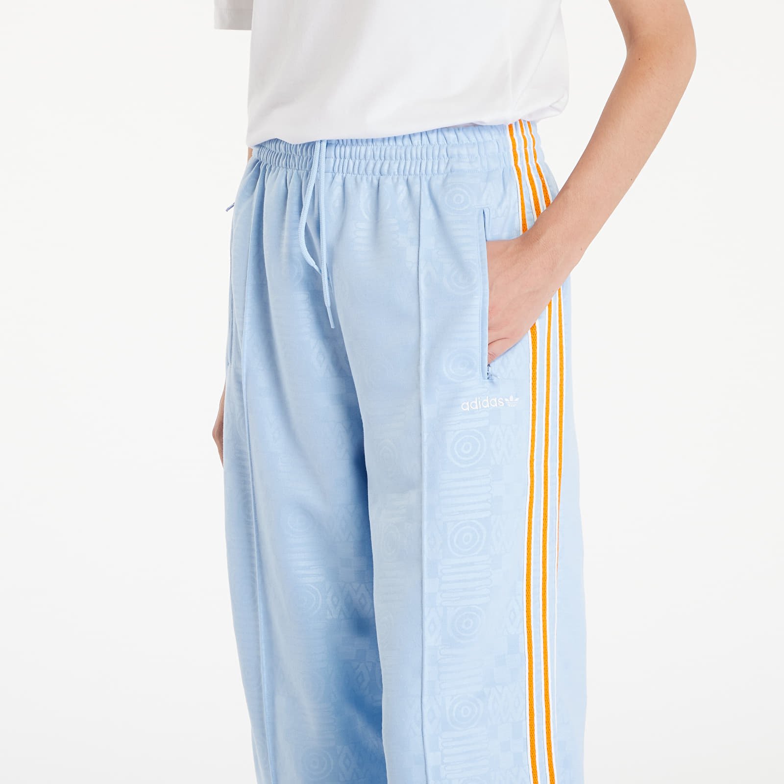 Light blue adidas track pants shop