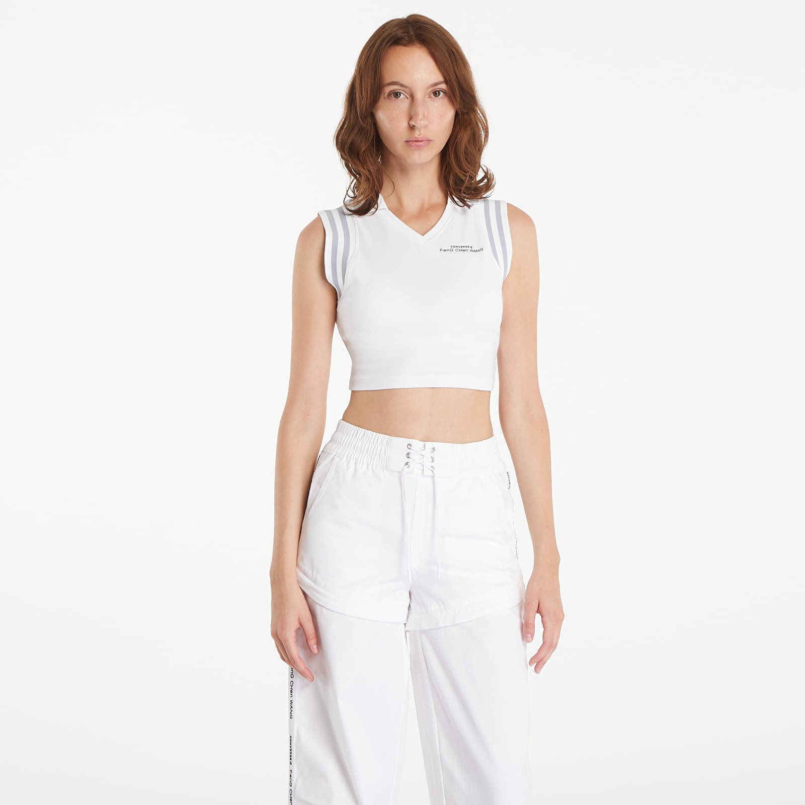 Топове Converse x Feng Chen Wang Polo Top White/ Arctic Ice