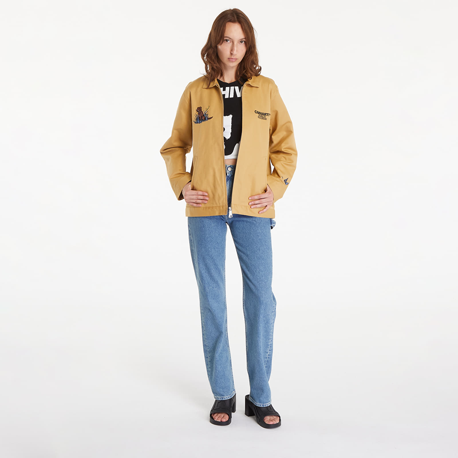 Moške jakne Carhartt WIP Ducks Jacket UNISEX Bourbon