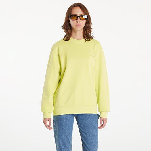 Carhartt WIP Duster Script Sweatshirt UNISEX Arctic Lime Garment Dyed