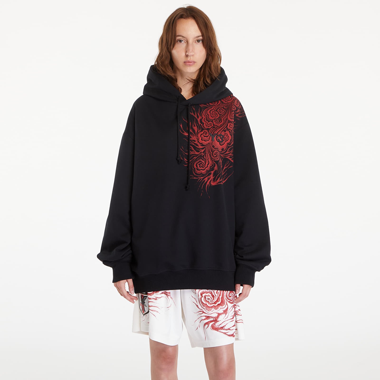 Džemperiai su gobtuvais ir džemperiai Y-3 JFA Hoodie UNISEX Black