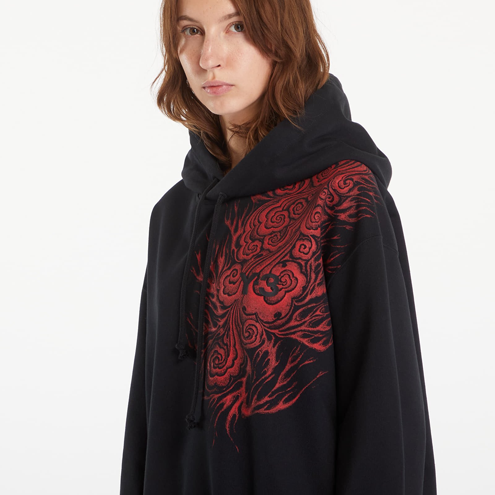Džemperiai su gobtuvais ir džemperiai Y-3 JFA Hoodie UNISEX Black