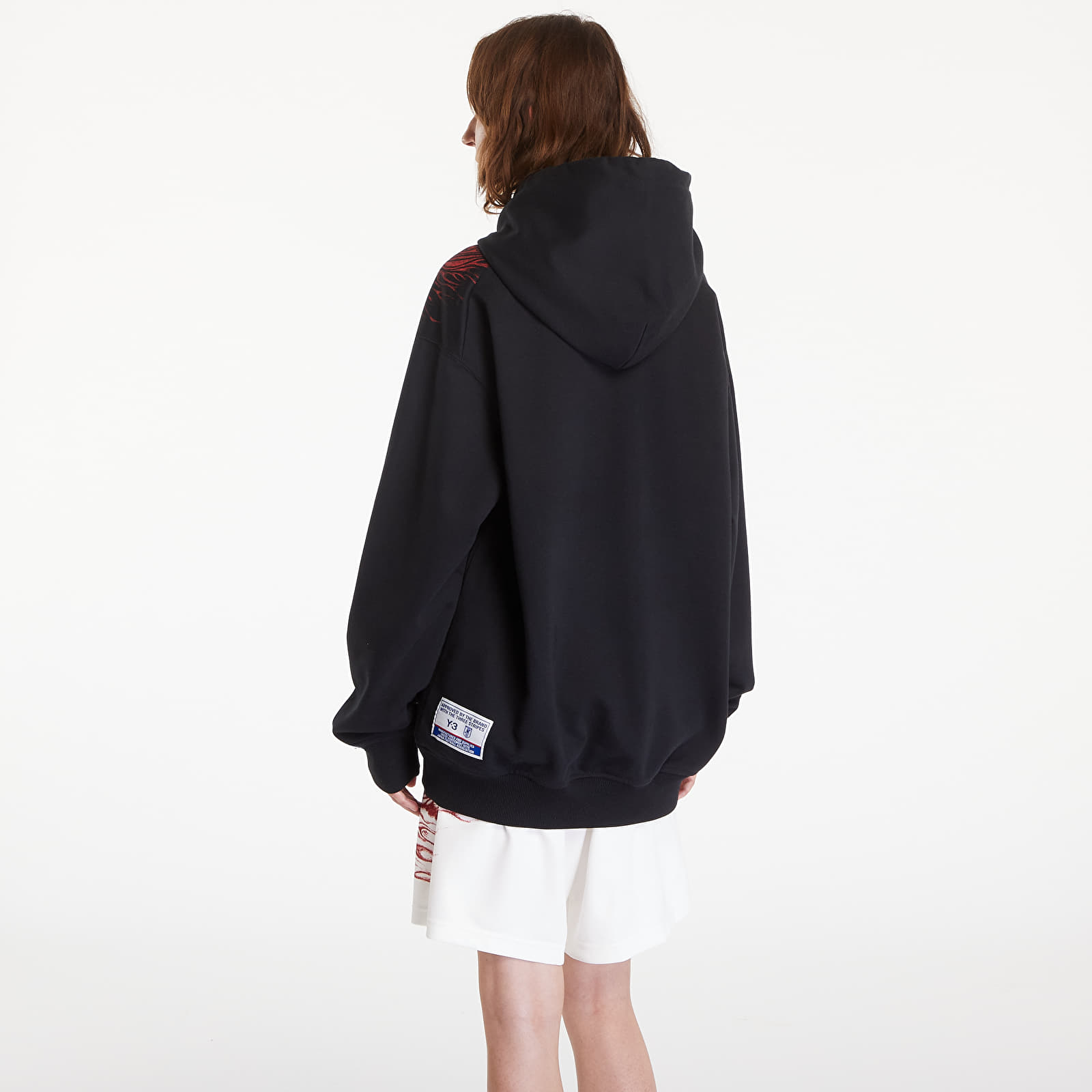 Džemperiai su gobtuvais ir džemperiai Y-3 JFA Hoodie UNISEX Black