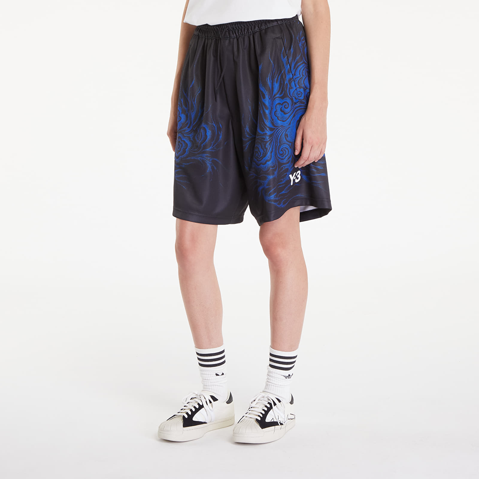 Shorts Y-3 JFA Graphic Shorts UNISEX Black/ Bold Blue