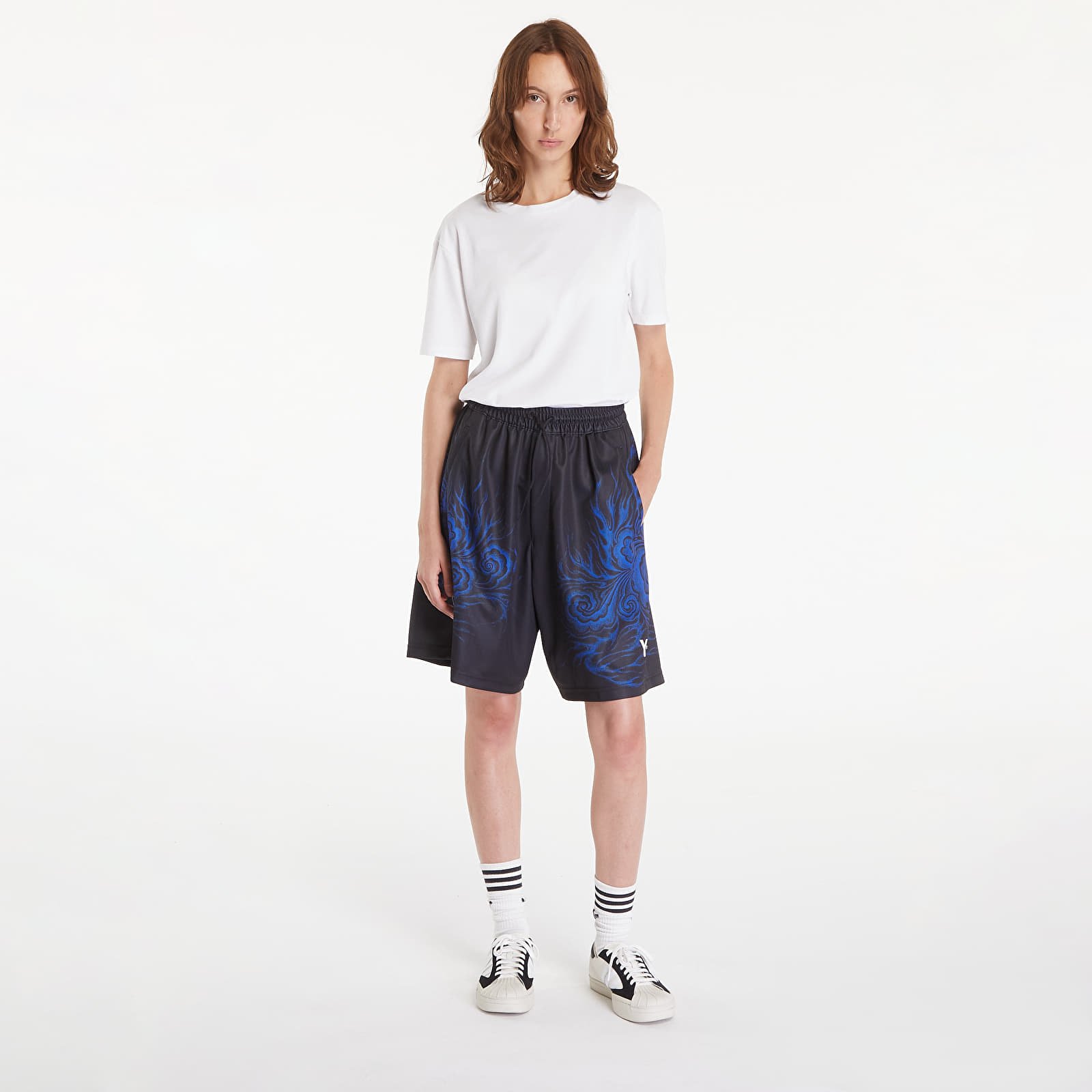 Shorts Y-3 JFA Graphic Shorts UNISEX Black/ Bold Blue