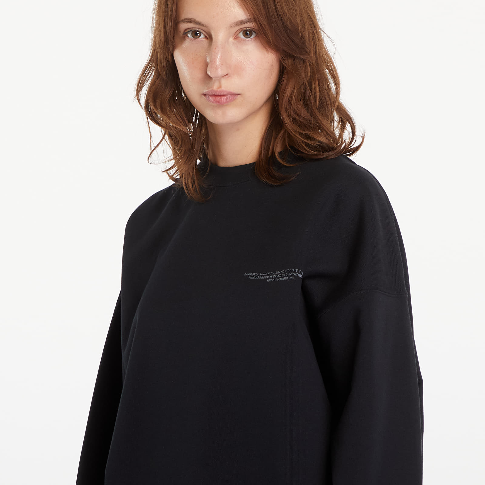 Mikiny Y-3 Logo Crew Sweatshirt UNISEX Black