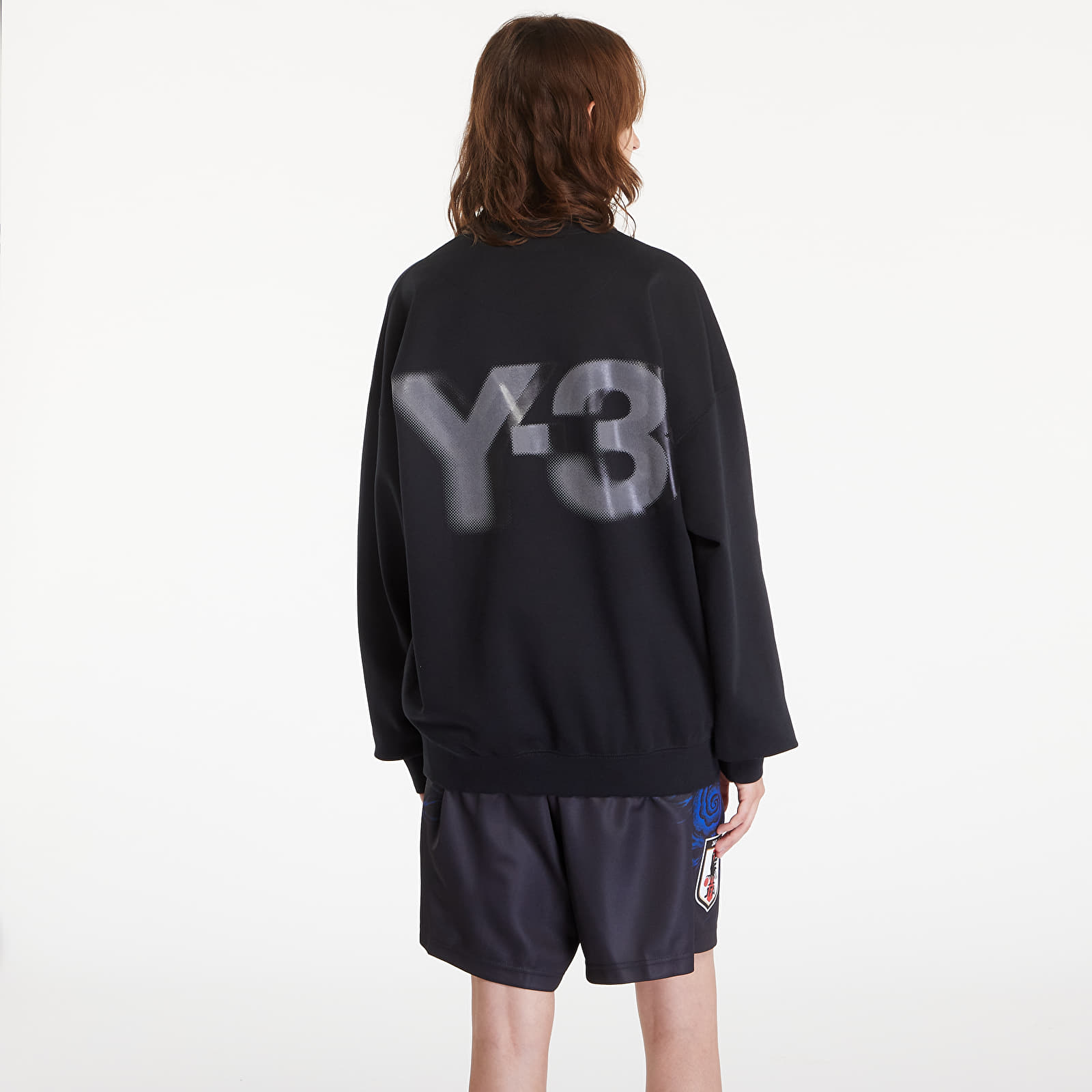 Mikiny Y-3 Logo Crew Sweatshirt UNISEX Black