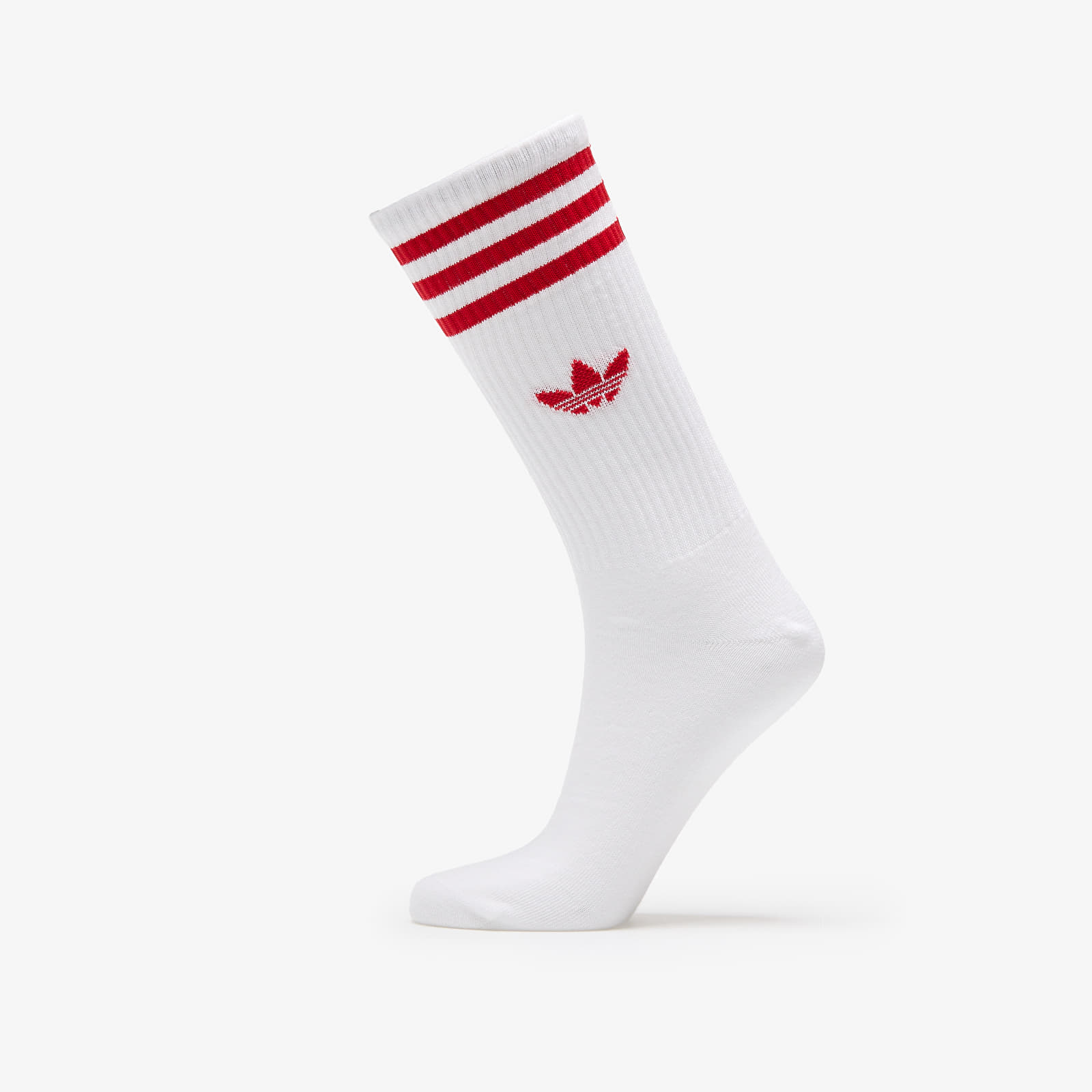 Socken adidas High Crew Solid Socks 3-Pack White / Blue / Spark / Better Scarlet