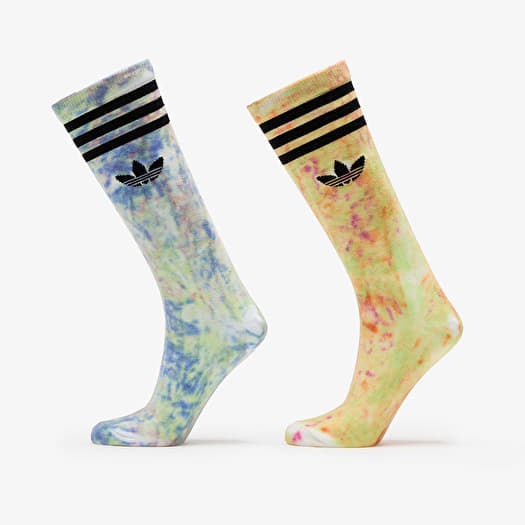 adidas Tie-Dyed High Crew Socks 2-Pack Multicolor