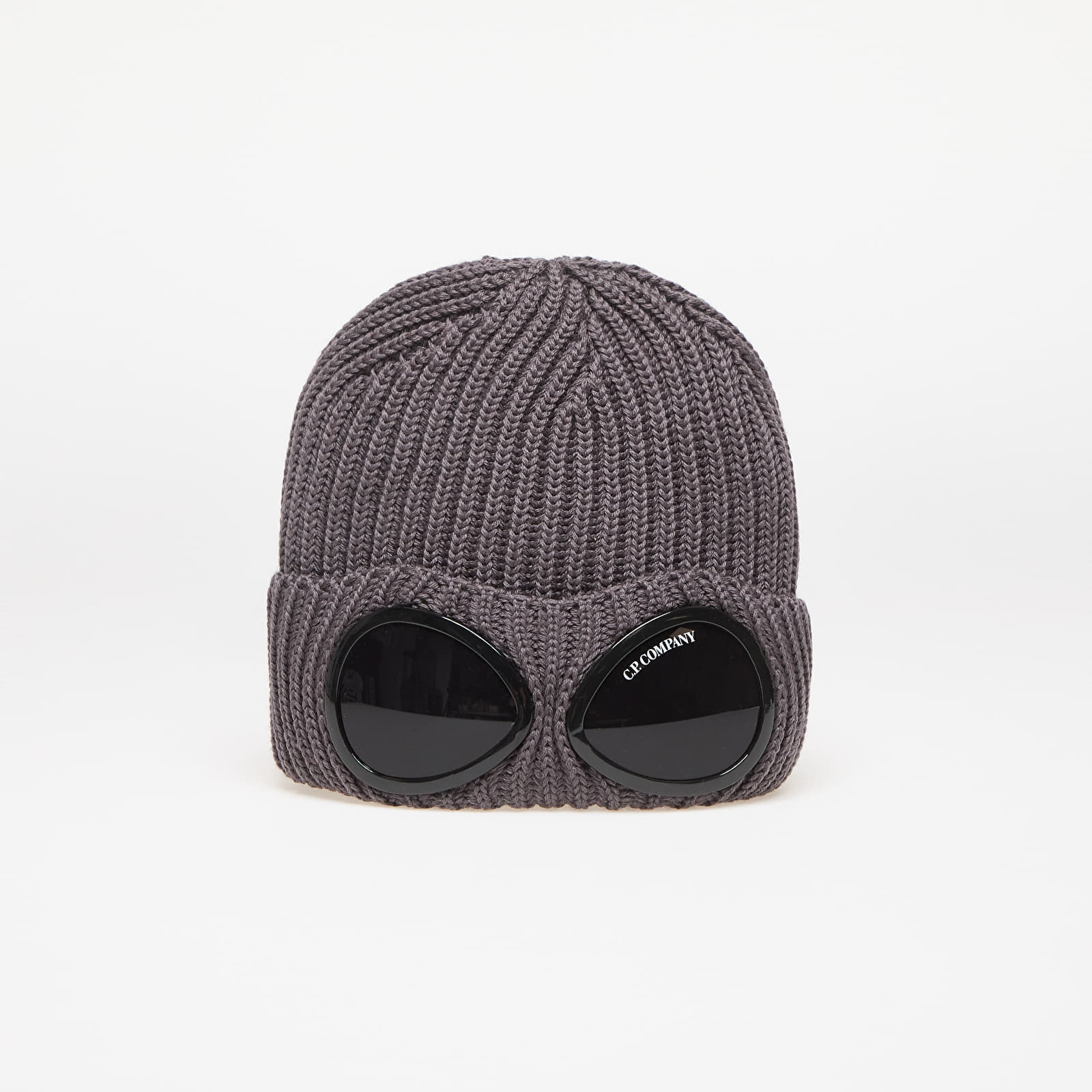 Čepice C.P. Company Merino Wool Goggle Beanie Violet
