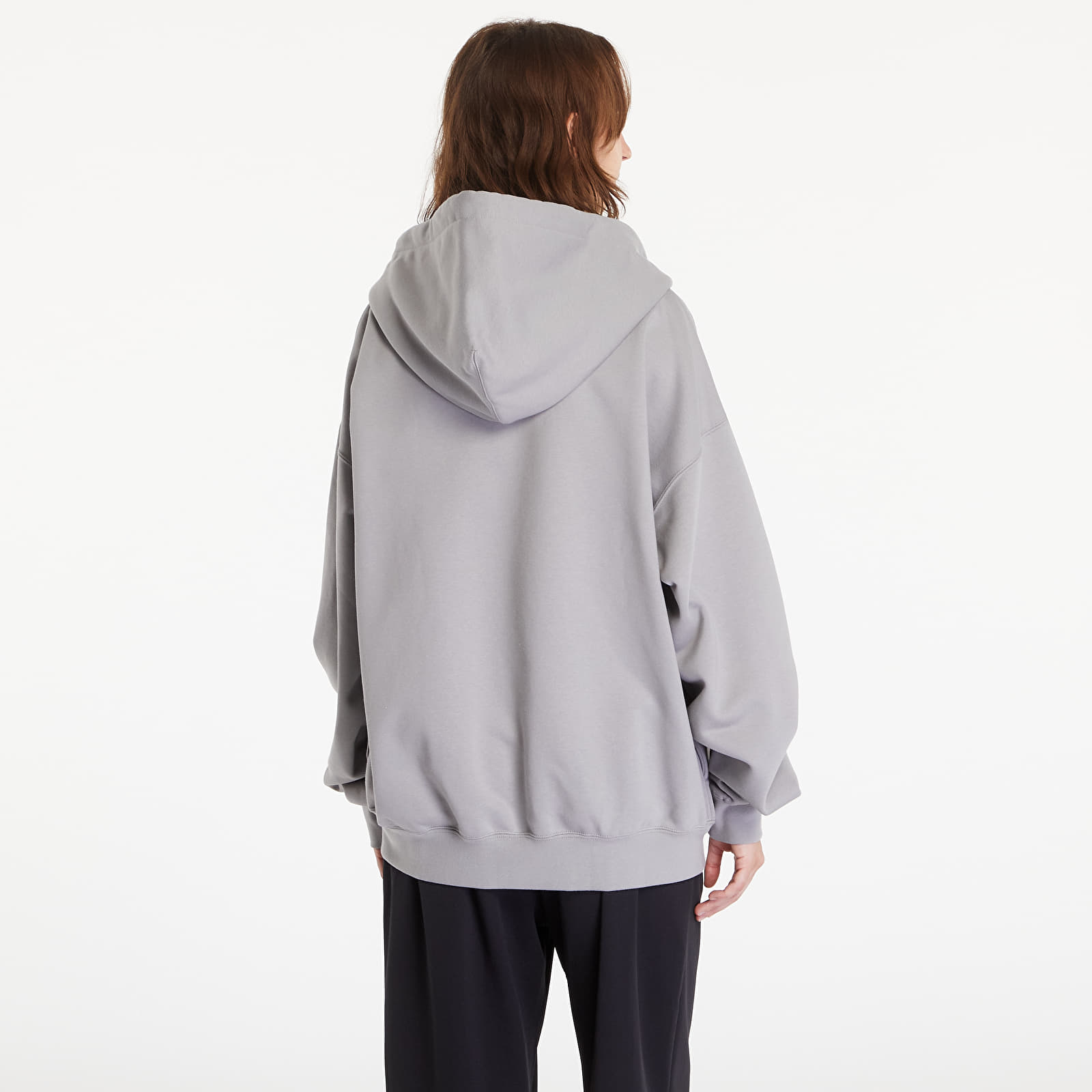 Kapucnis pulóverek és pulcsik Y-3 Logo Zip Hoodie UNISEX Charcolar Solid Grey