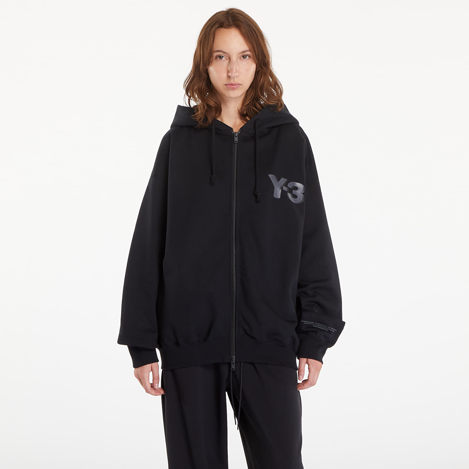Hættetrøjer og sweatshirts Y-3 Logo Zip Hoodie UNISEX Black