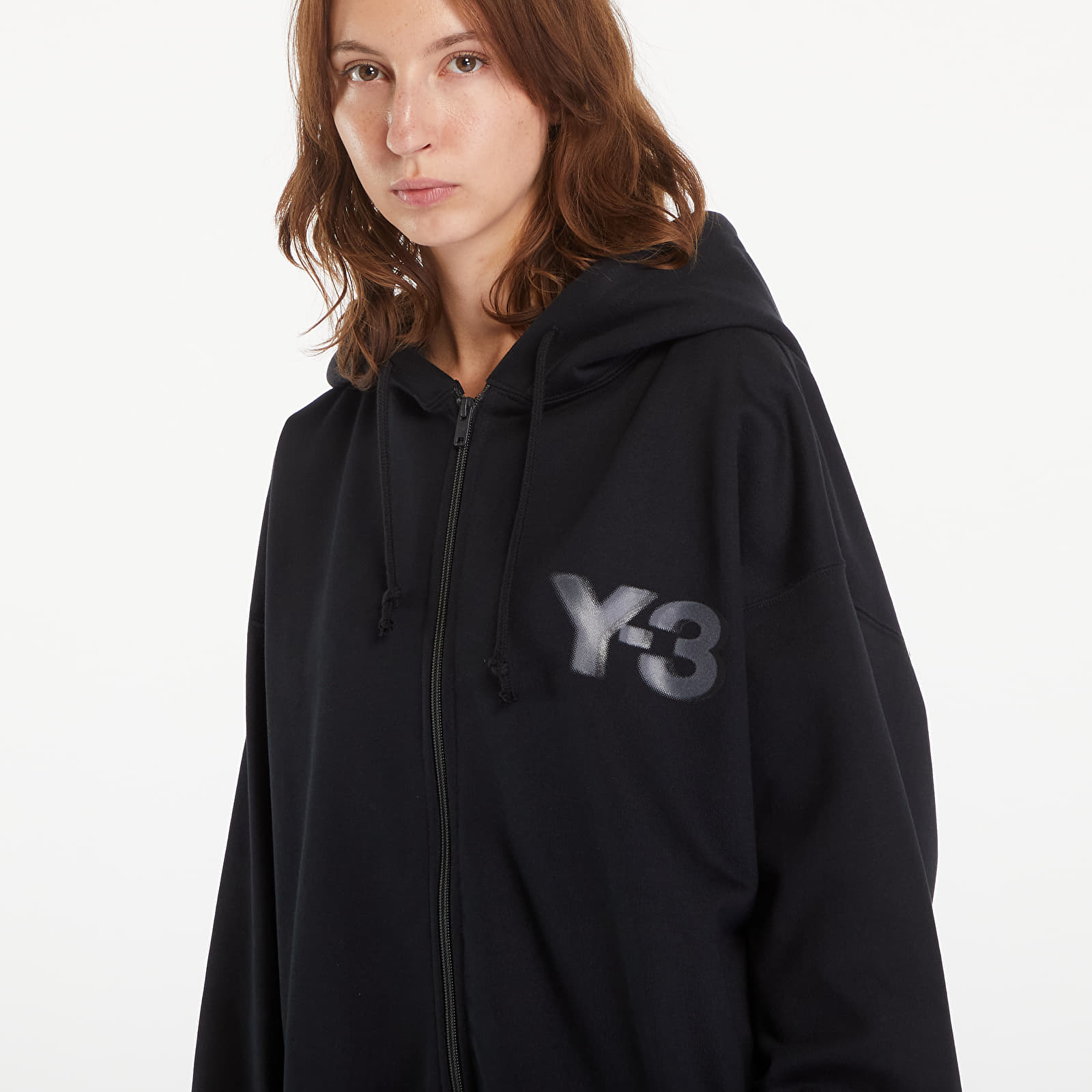 Hættetrøjer og sweatshirts Y-3 Logo Zip Hoodie UNISEX Black