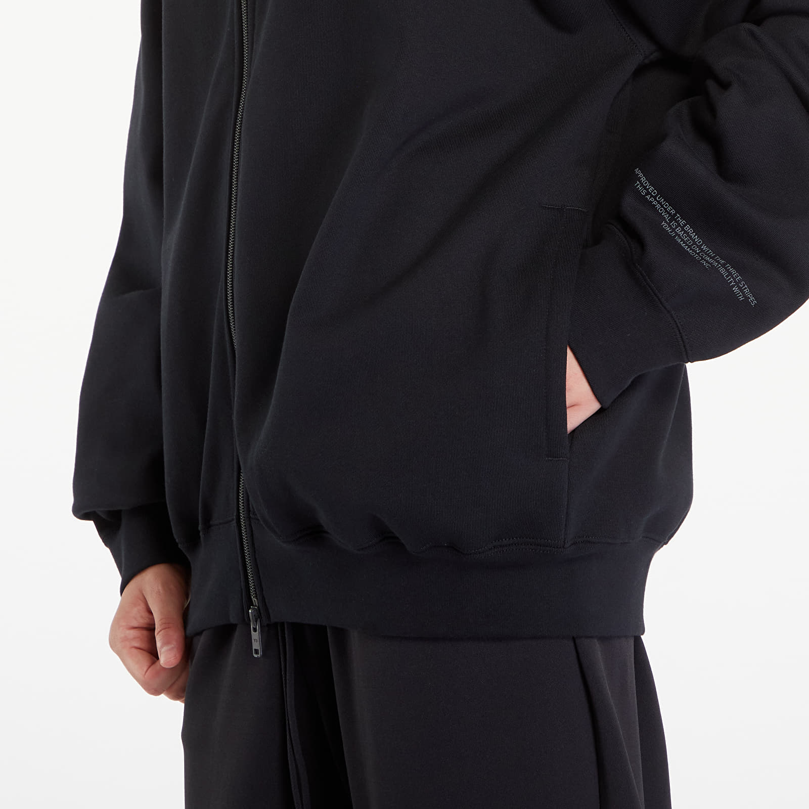 Hættetrøjer og sweatshirts Y-3 Logo Zip Hoodie UNISEX Black
