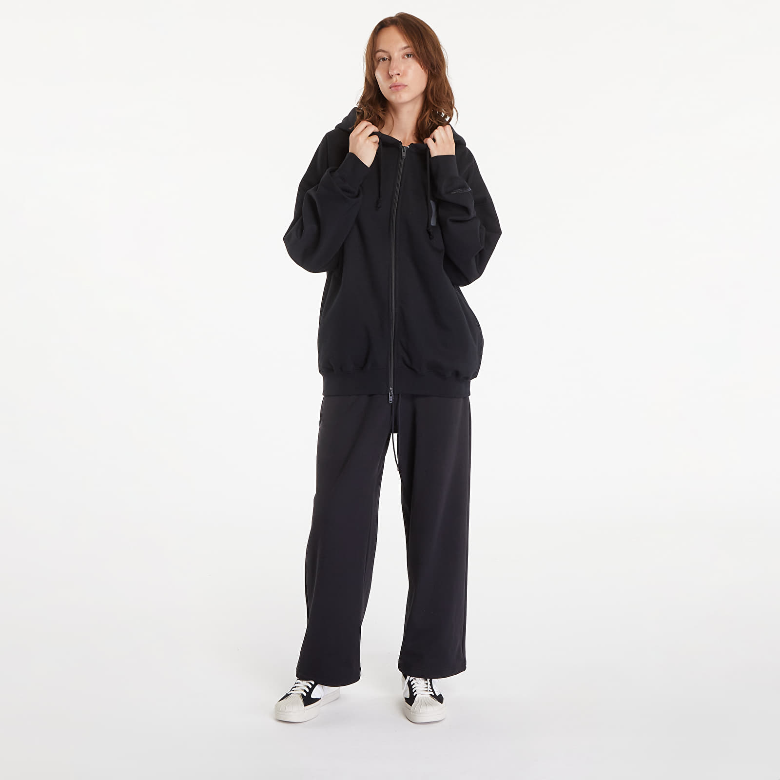 Hættetrøjer og sweatshirts Y-3 Logo Zip Hoodie UNISEX Black