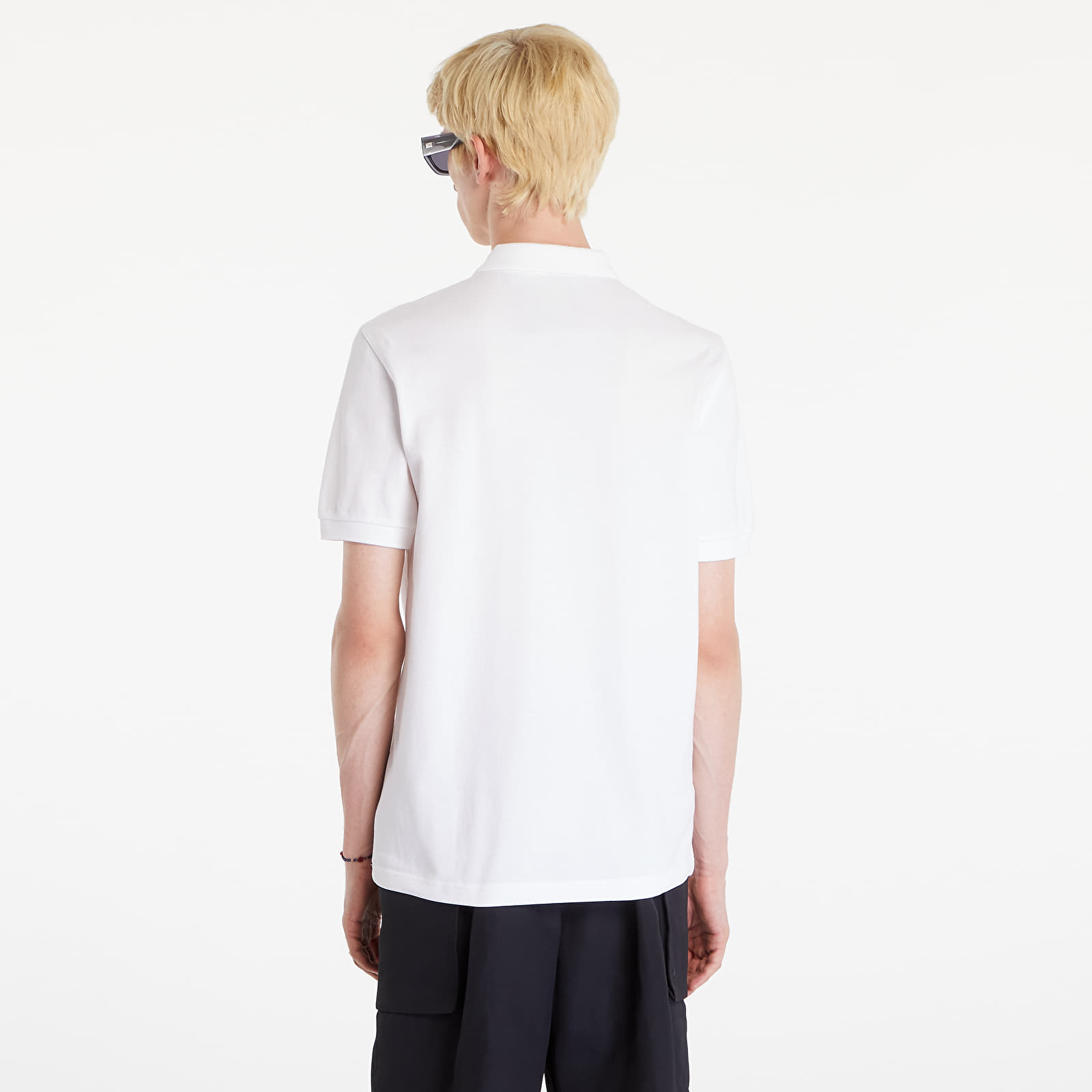 Trička FRED PERRY Plain Polo Short Sleeve Tee White