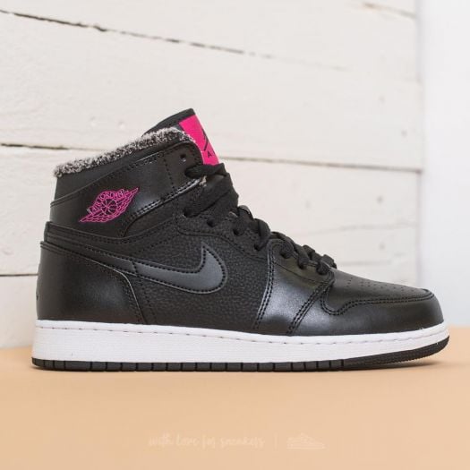 Women s shoes Air Jordan 1 Retro High GG Black Deadly Pink White Footshop