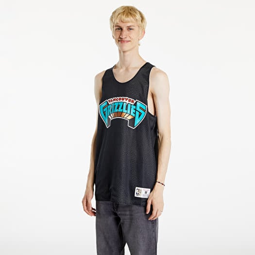 Tielko Mitchell & Ness NBA Reversible Mesh Practice Tank Vintage Logo Vancouver Grizzlies Multi/ Black