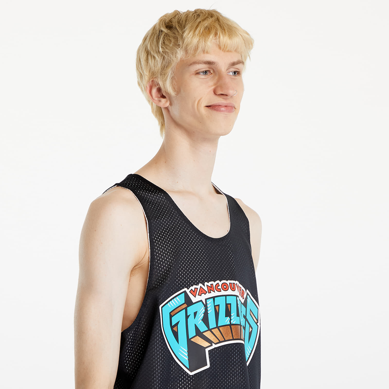 【国産】 Vests Mitchell Tank Practice Mesh Reversible NBA Ness & ウェア