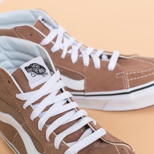 Men s shoes Vans Sk8 Hi Tiger s Eye True White Footshop