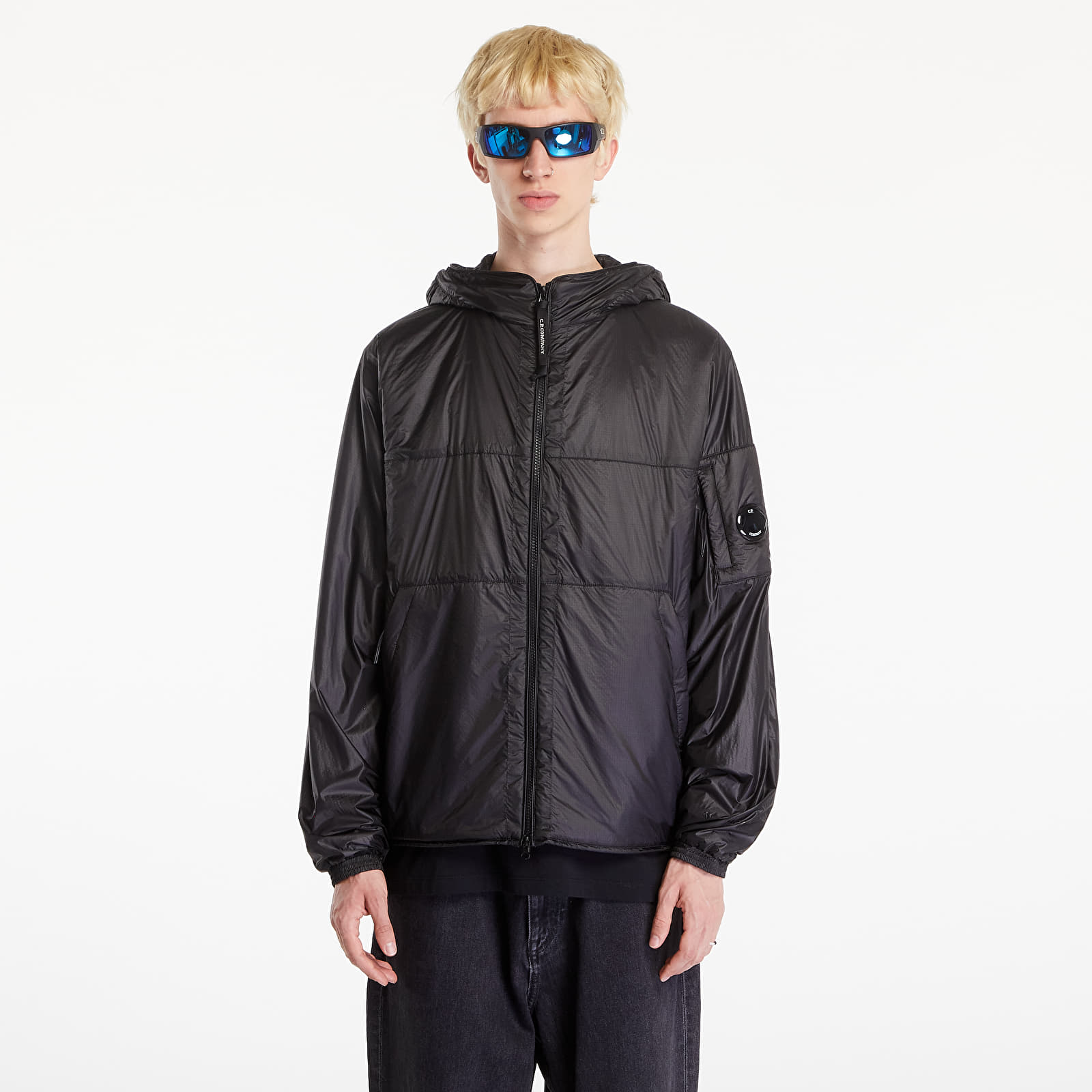 Мъжки якета C.P. Company Nada Shell Hooded Jacket Black