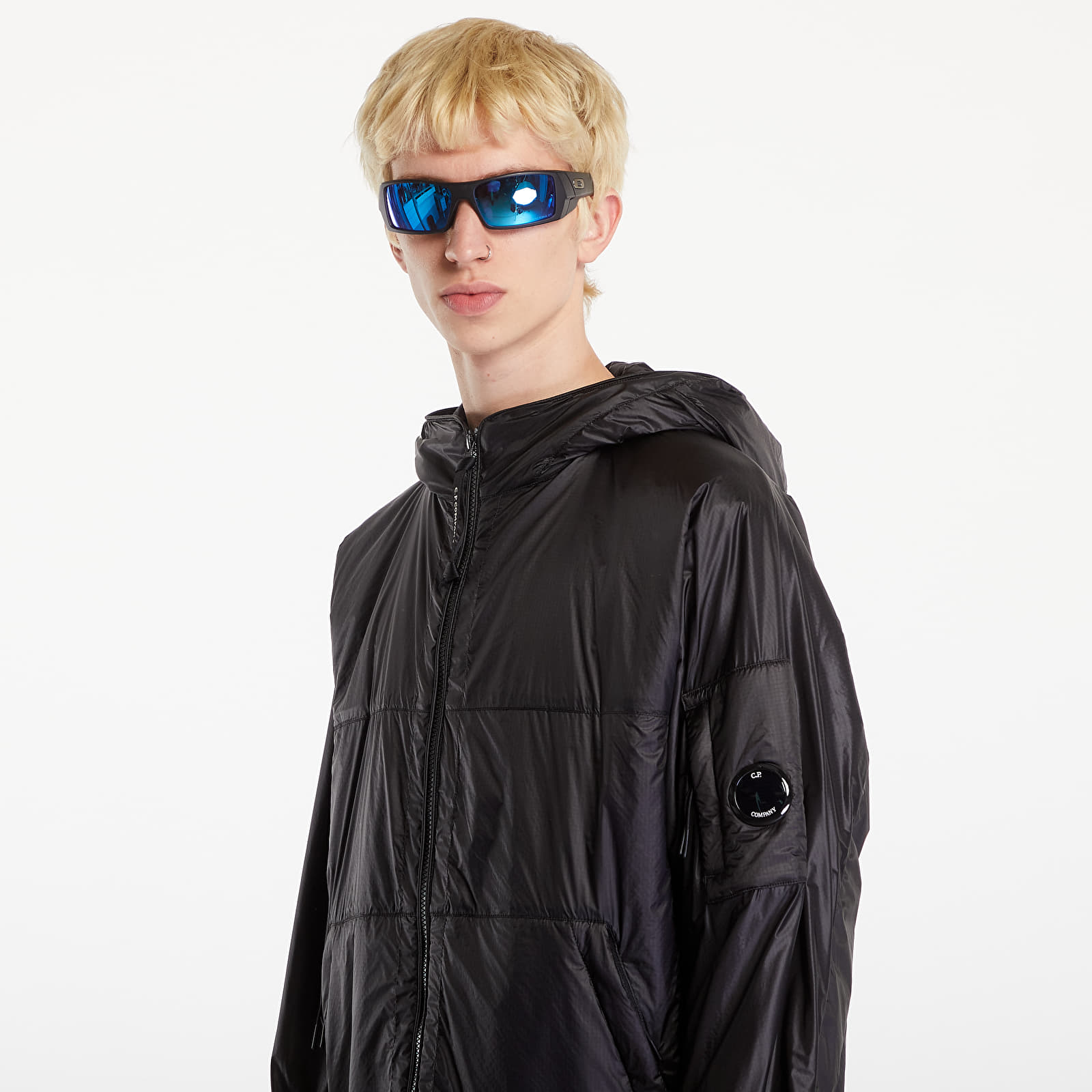 Мъжки якета C.P. Company Nada Shell Hooded Jacket Black
