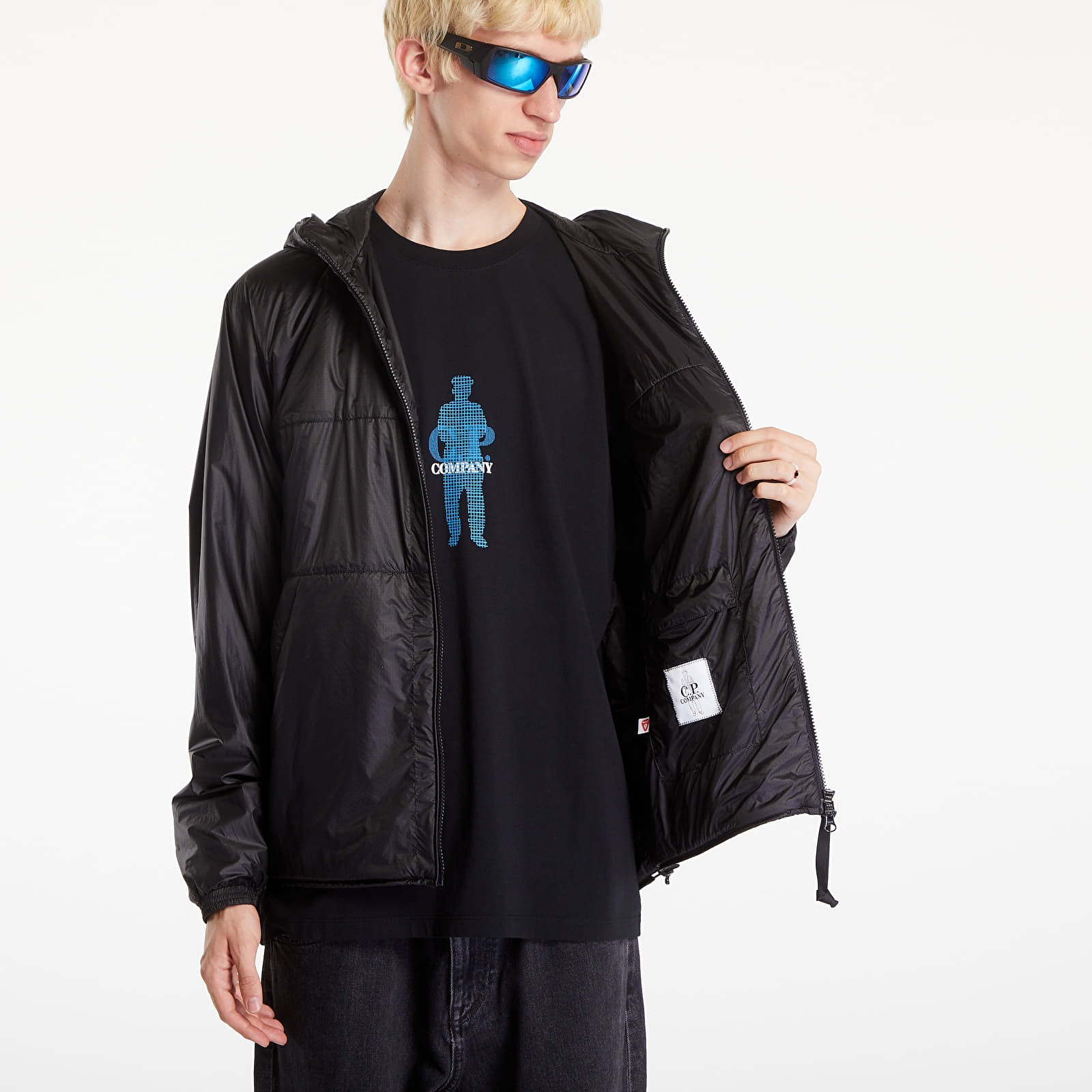 Мъжки якета C.P. Company Nada Shell Hooded Jacket Black