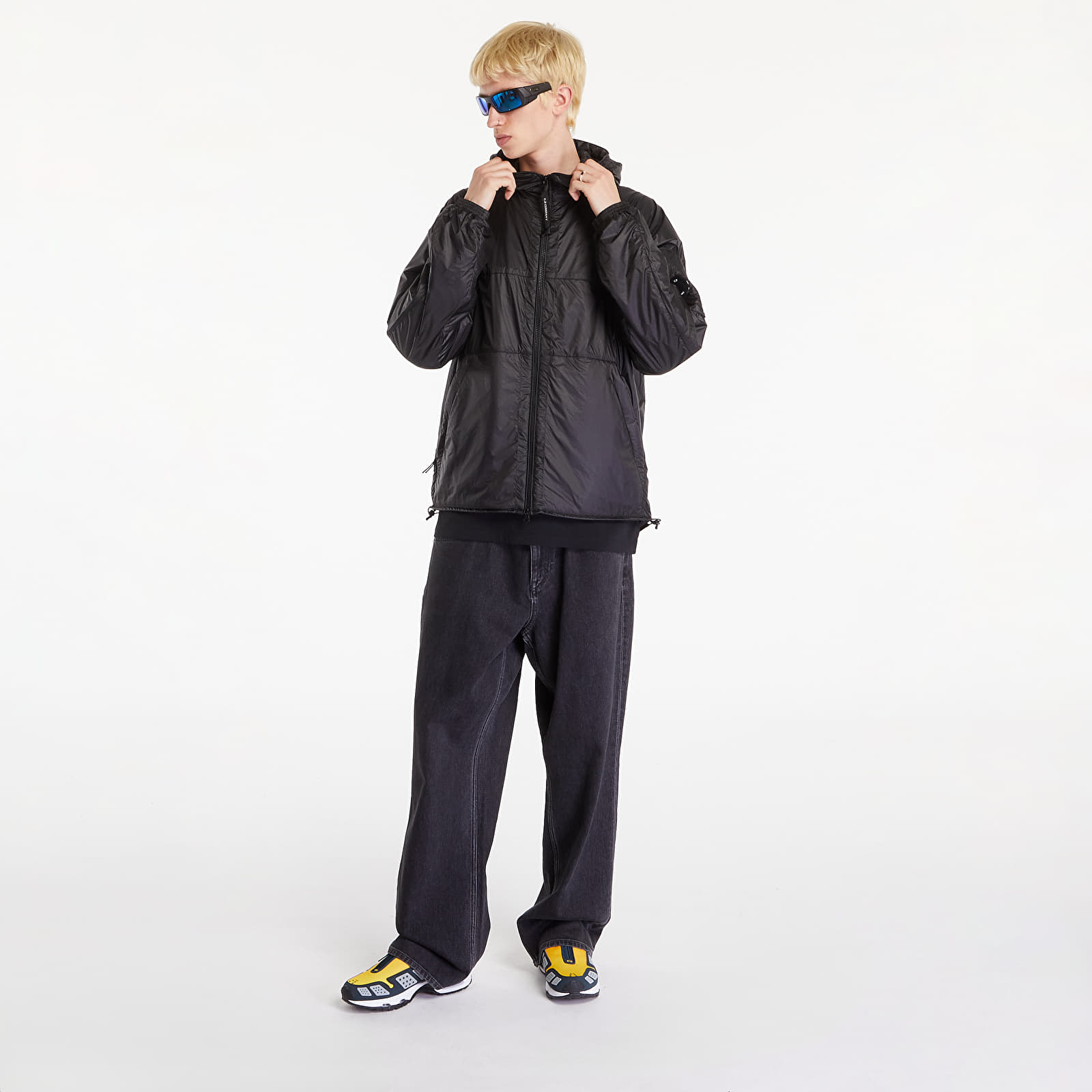 Мъжки якета C.P. Company Nada Shell Hooded Jacket Black