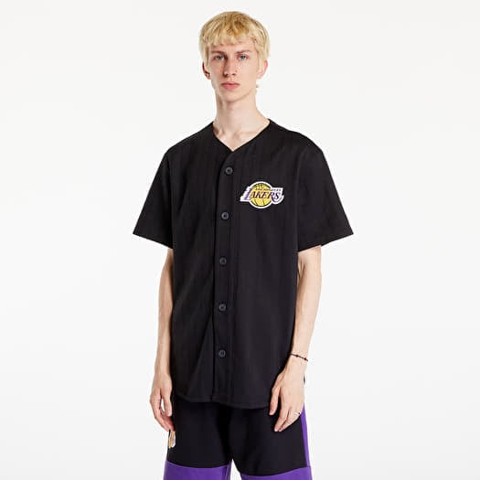 T-shirt New Era NBA Team Logo Jersey Los Angeles Lakers Black/ True Purple