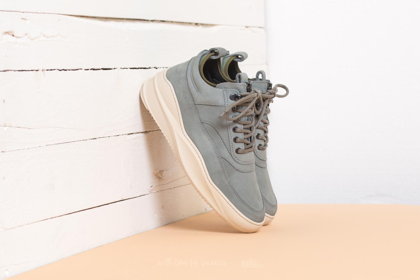Zapatillas Hombre Filling Pieces Low Field Boot Sky Army Green