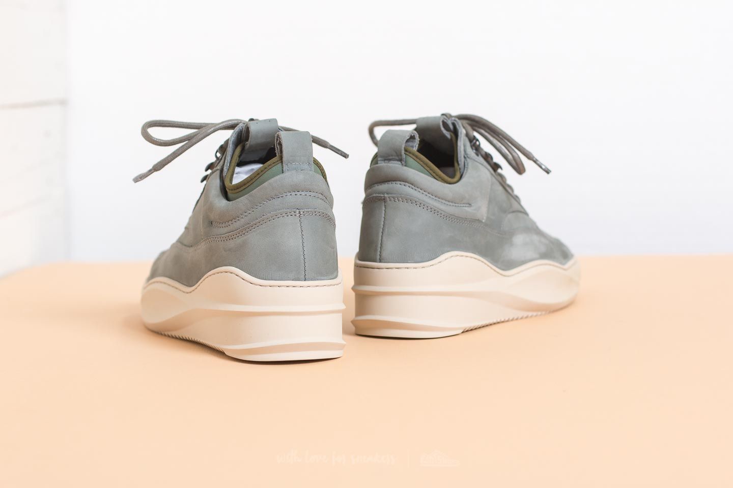Zapatillas Hombre Filling Pieces Low Field Boot Sky Army Green