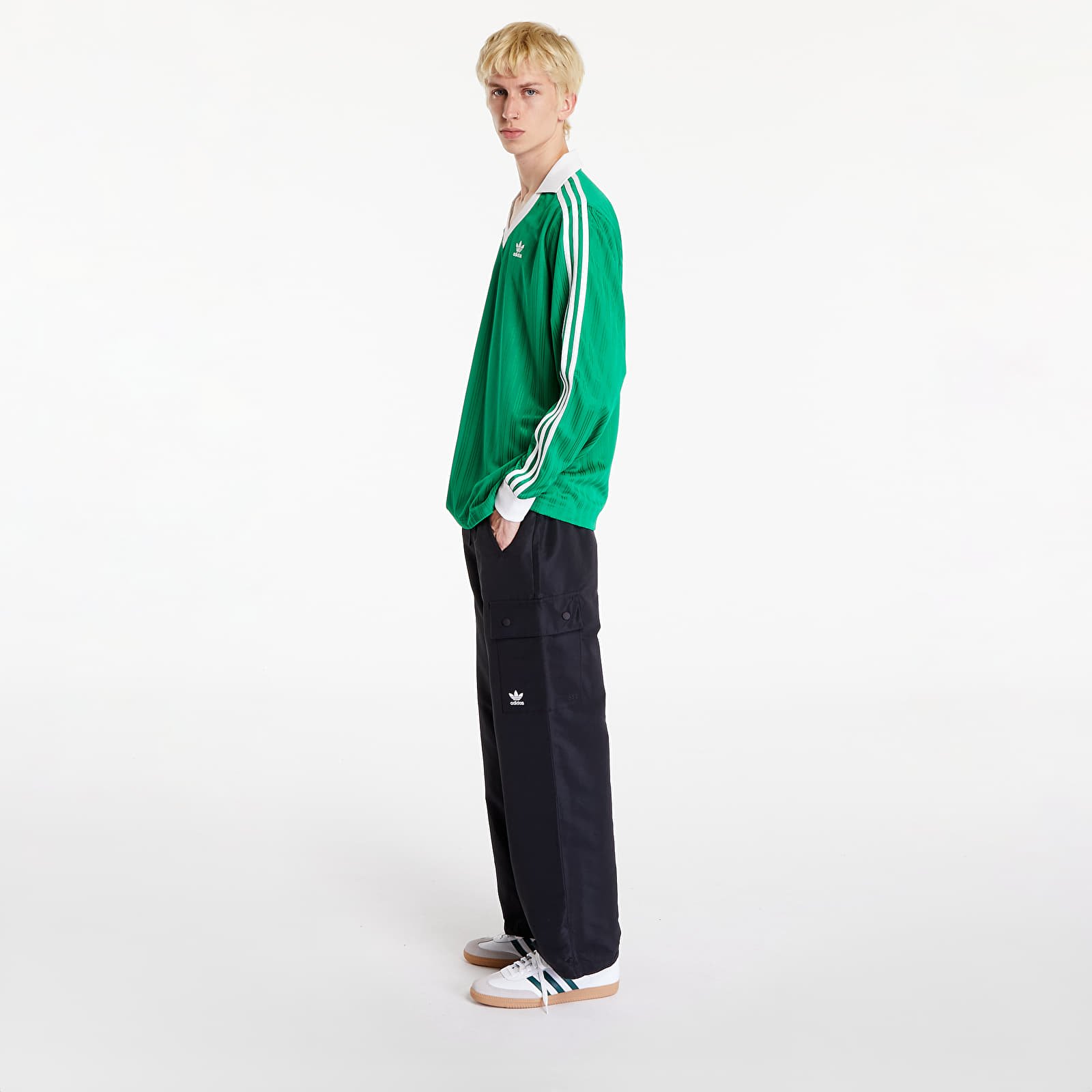 Trikots adidas Pique Long Sleeve Green