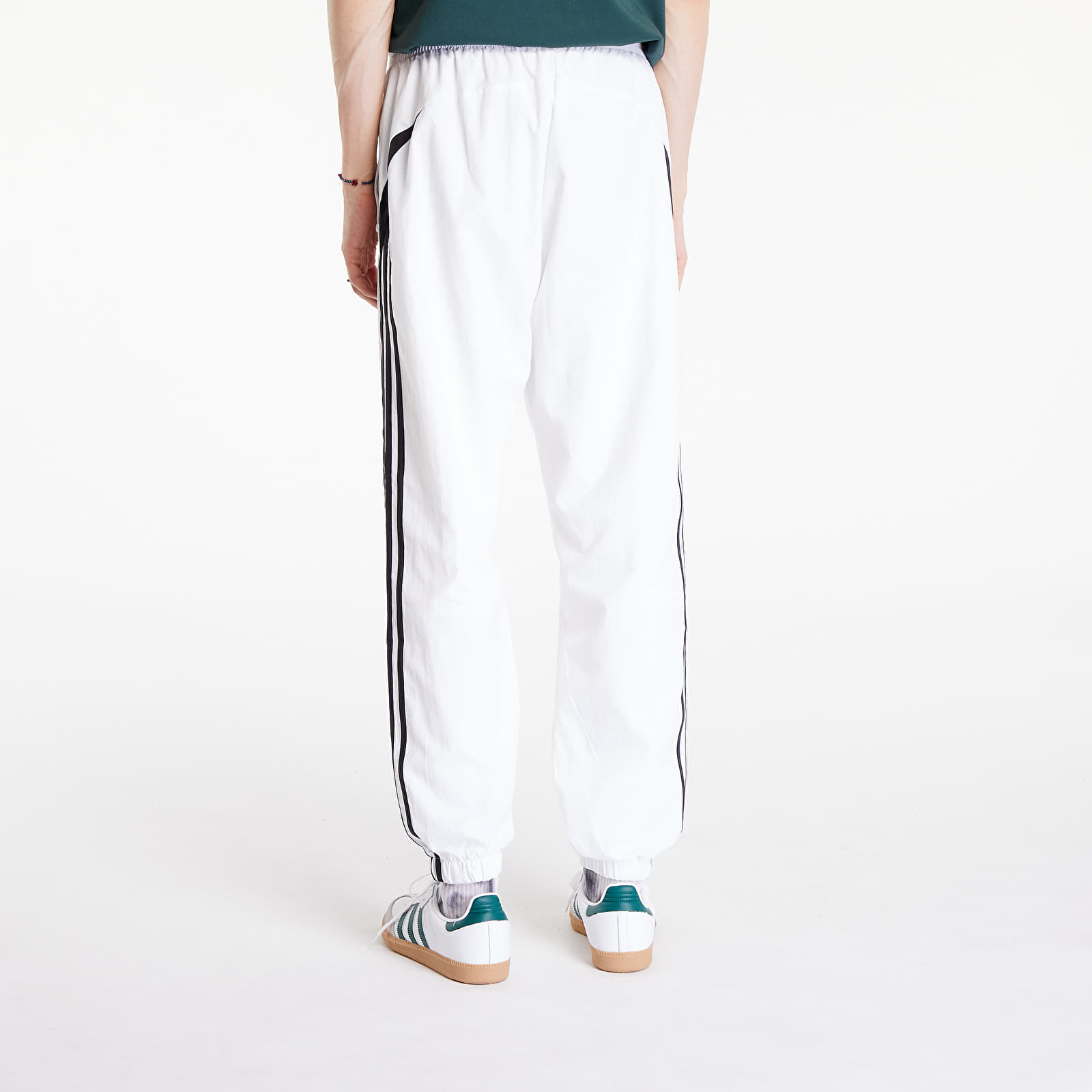 Šusťákové kalhoty adidas Archive Pants White/ Black