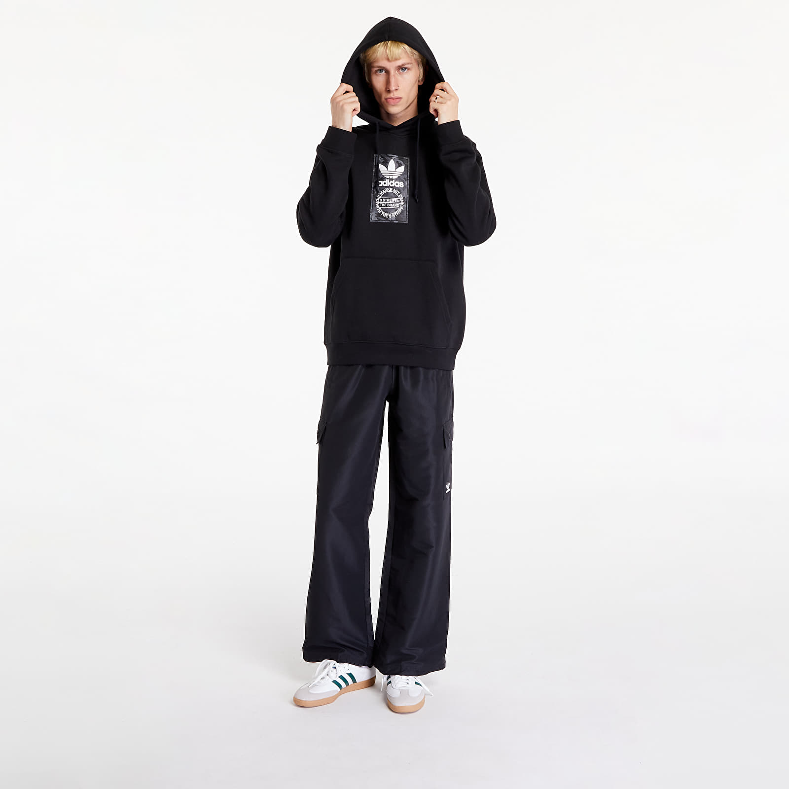 Men's hoodies adidas Camo Lab Hoodie Black