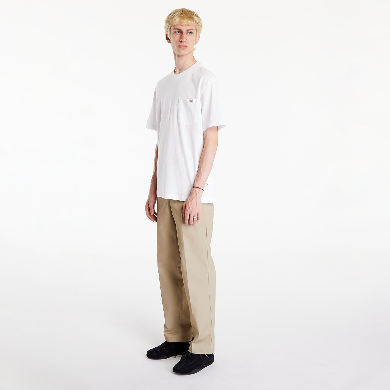 Miesten T-paidat Dickies Luray Pocket Short Sleeve Tee White
