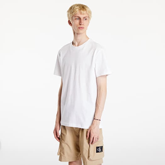 T-paita Calvin Klein Jeans Euphoric Monologo Tee Bright White