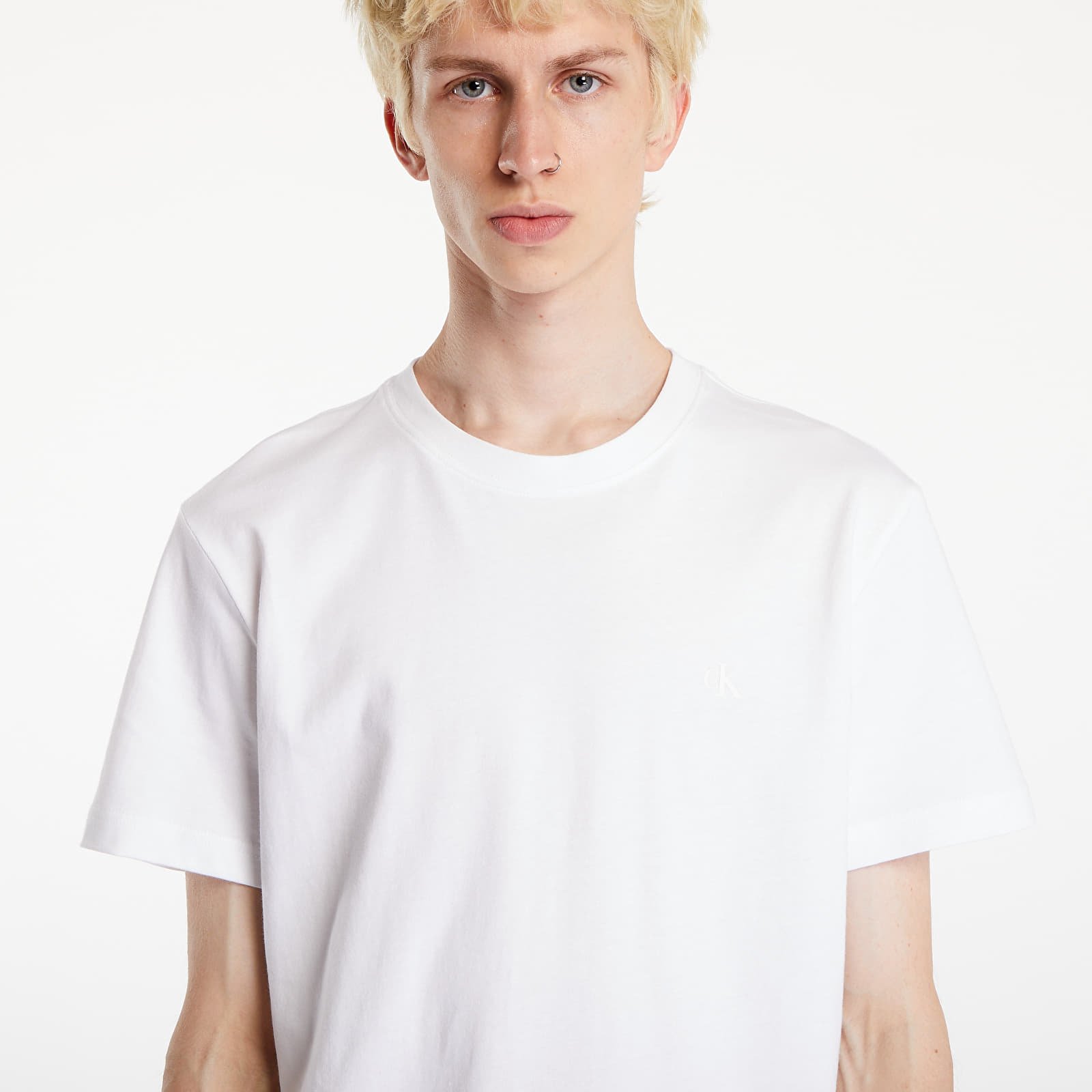 T-shirts Calvin Klein Jeans Euphoric Monologo Tee Bright White