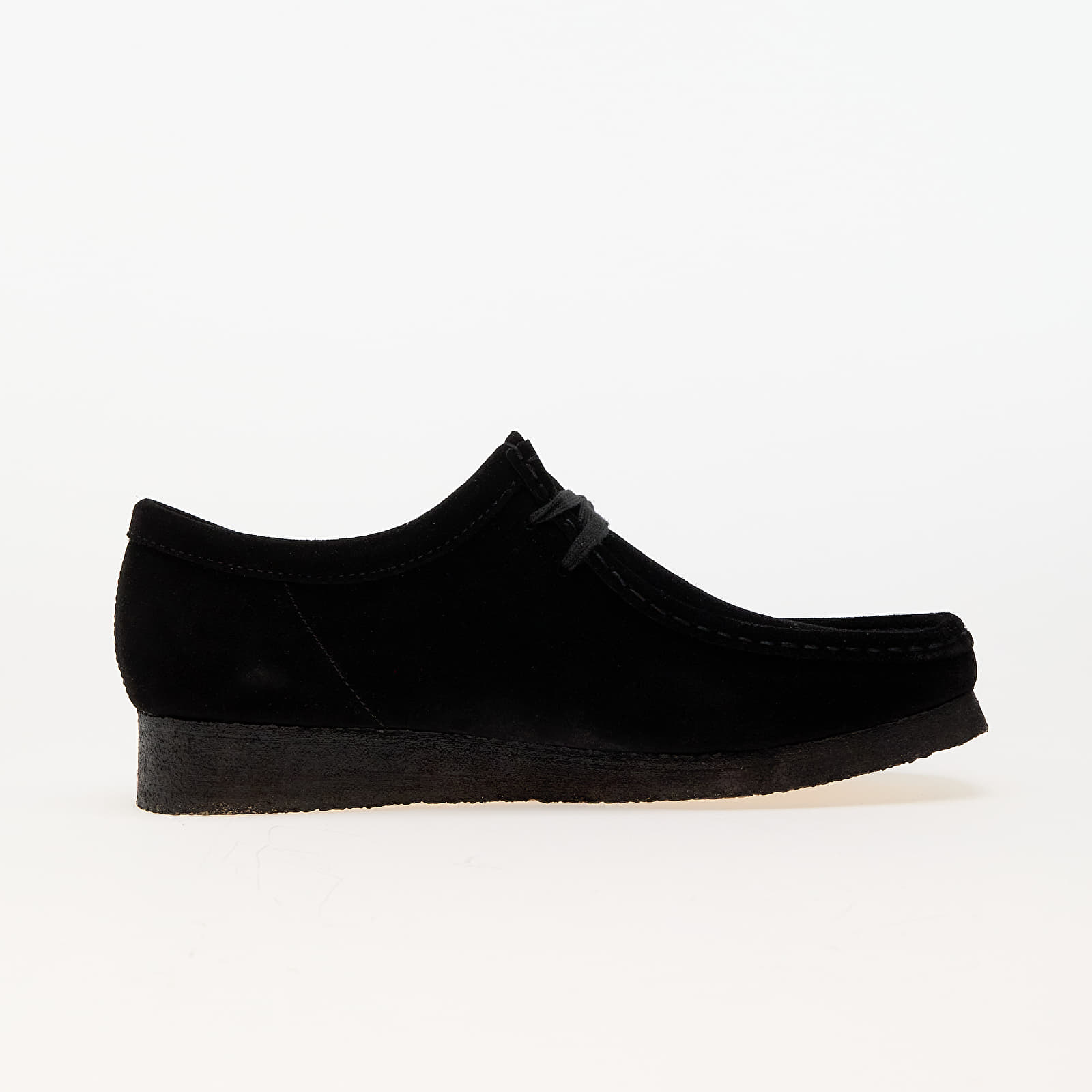 Scarpe uomo Clarks Originals Wallabee Black Sde