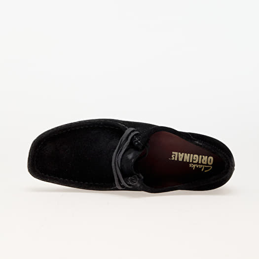 【美品】CLARKS ORIGINALS Wallabee BLACK 25.0 Clarks Originals Wallabee Black Sde | Footshop