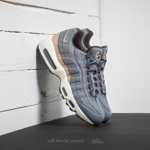 Nike air max 95 trainers in mushroom online