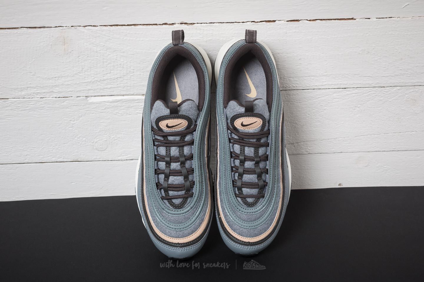 Men's shoes Nike Air Max 97 Premium Cool Grey/ Deep Pewter-Mushroom
