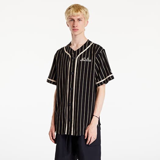 New Era Pinstripe Jersey Black/ Stone