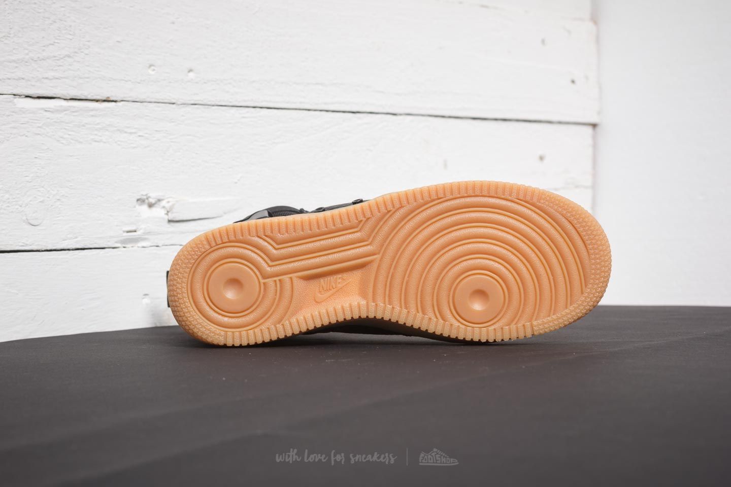 Women's shoes Nike W SF Air Force 1 Mid Black/ Black-Gum Light Brown