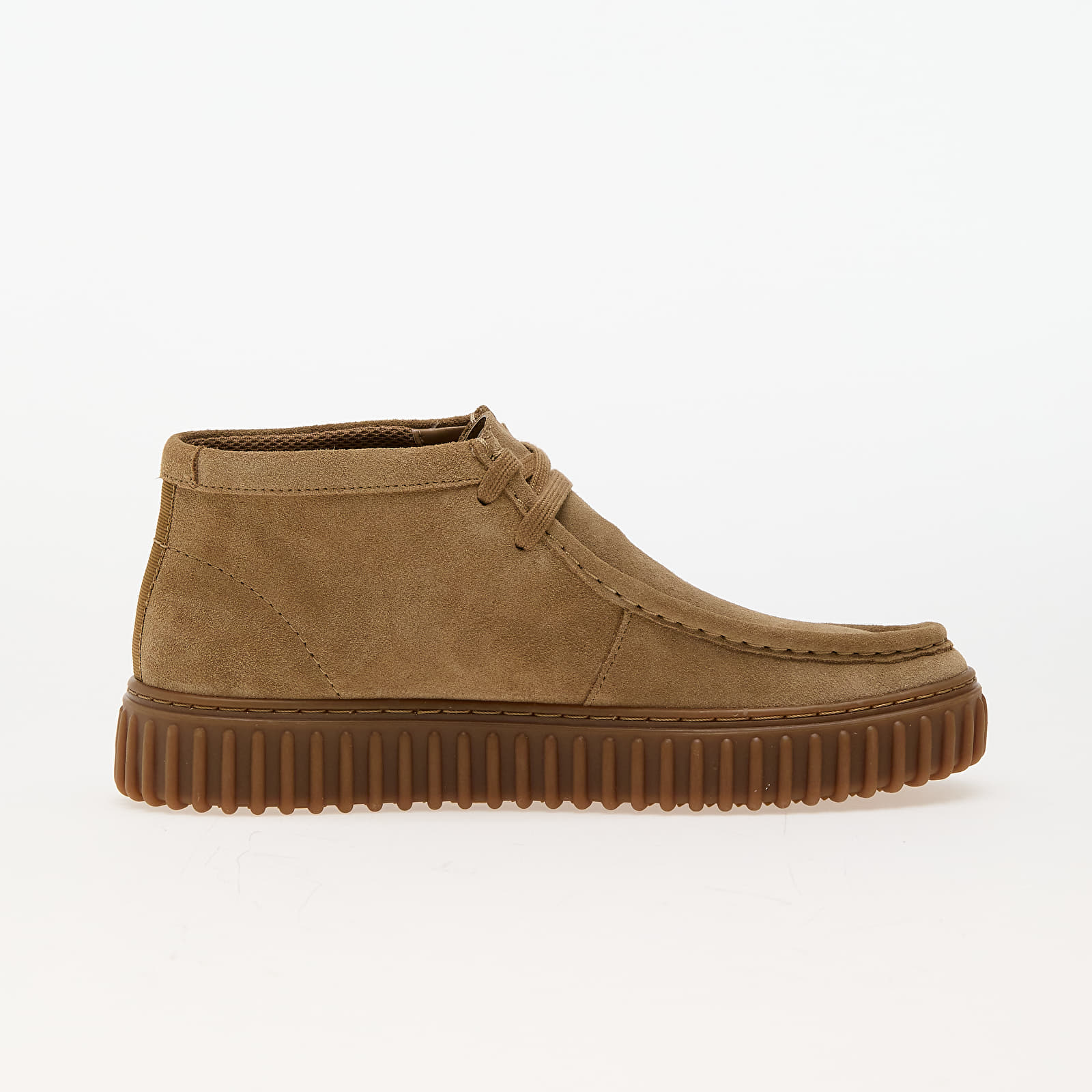 Scarpe uomo Clarks Torhill Hi Dark Sand Suede