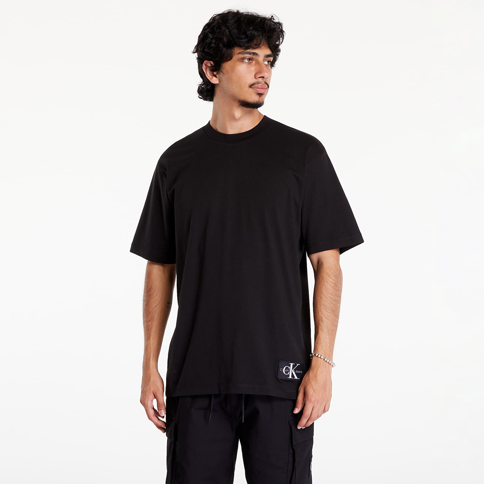 Koszulki Calvin Klein Jeans Badge Relaxed Tee Black
