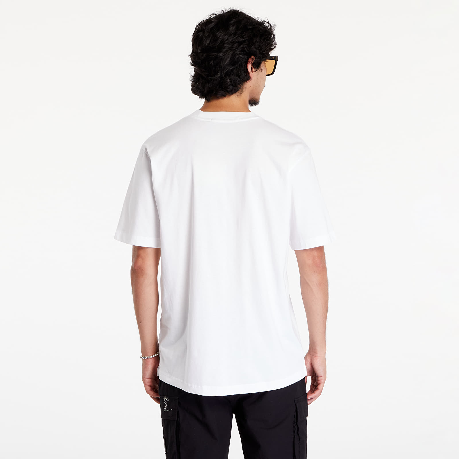 T-paidat Calvin Klein Jeans Badge Relaxed Tee White